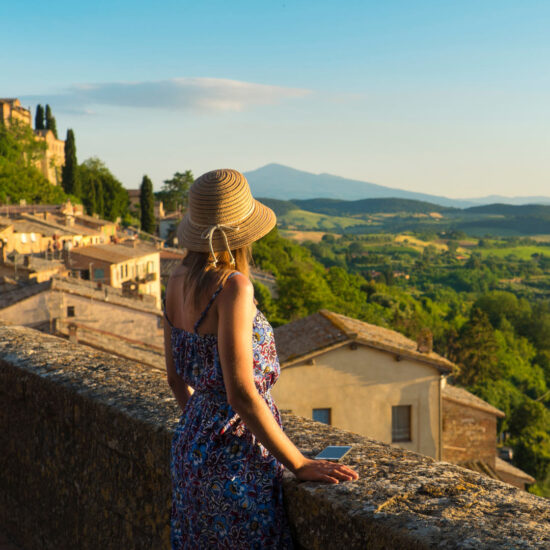 Τοσκάνη Ιταλική Ριβιέρα Καλοκαίρι οδικό