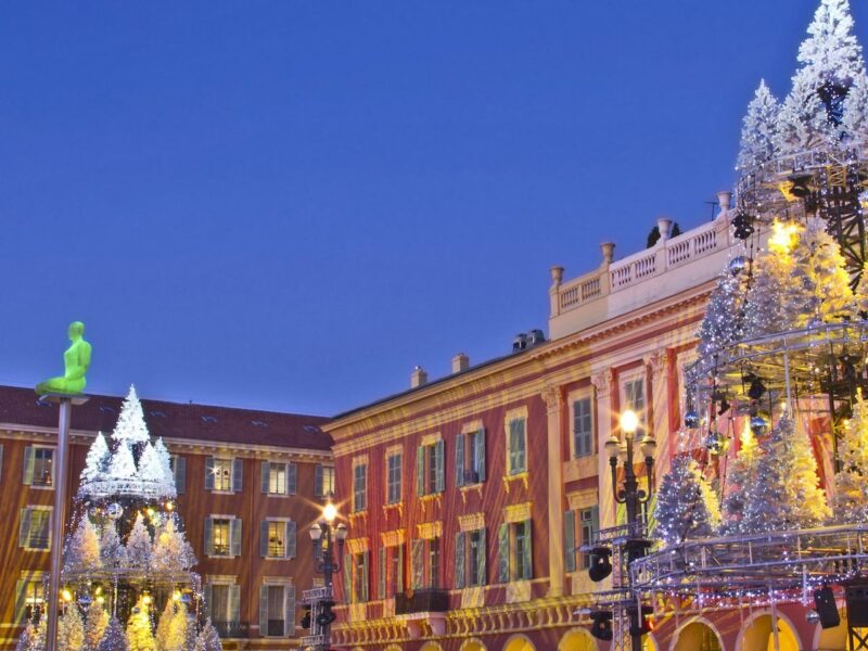 Κυανή Ακτή Μόντε Κάρλο Κάννες Χρισοτύγεννα οδικό