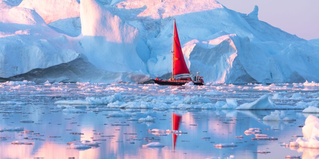 Γροιλανδία ο ήλιος του Μεσονυκτίου 6 ημέρες